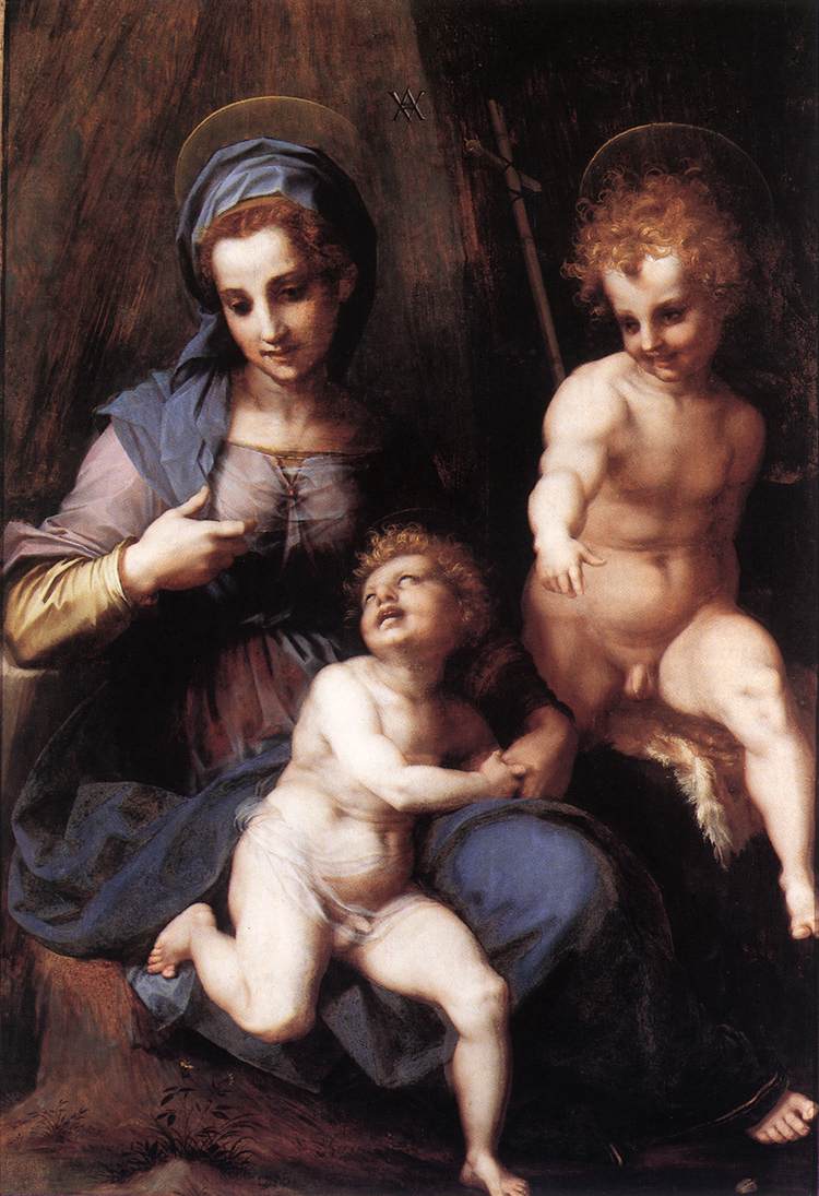 Andrea del Sarto Madonna and Child with the Young St John